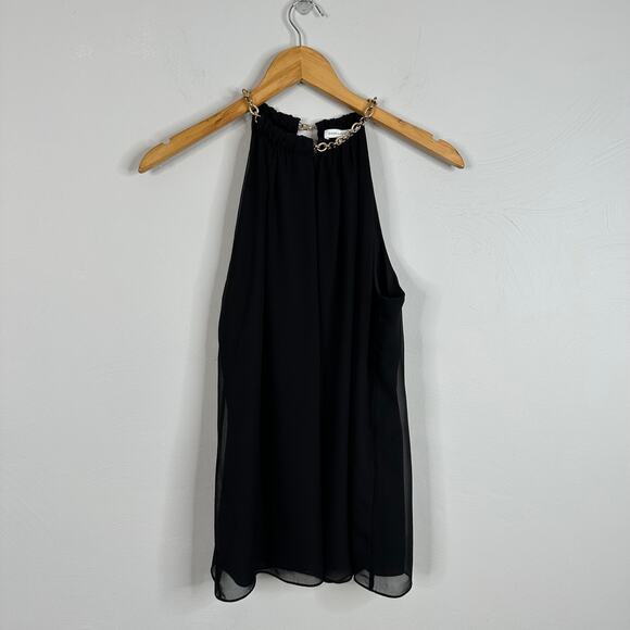 Diane Von Furstenberg Black Aubrey Two Halter - Picture 3 of 11